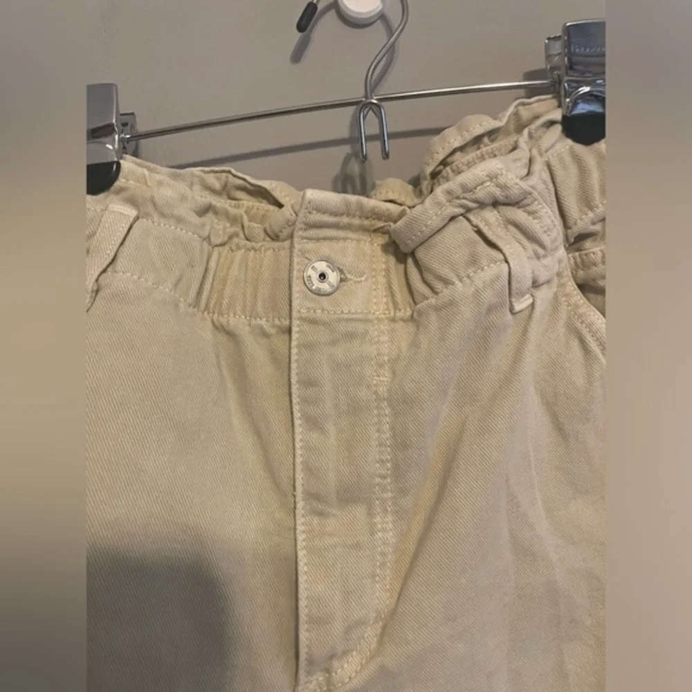 Zara paper bag‎ khaki shorts size 4 - Picture 5 of 9